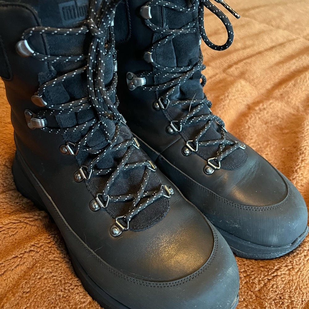 FitFlop $225 Neo-D waterproof fleece lined hiking boots W10 - Picture 13 of 14